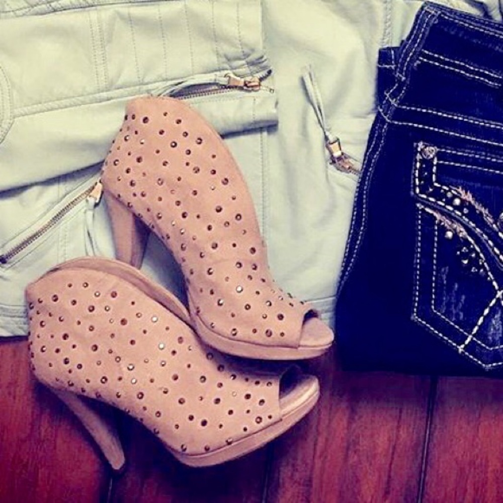 INC Studded High Heels